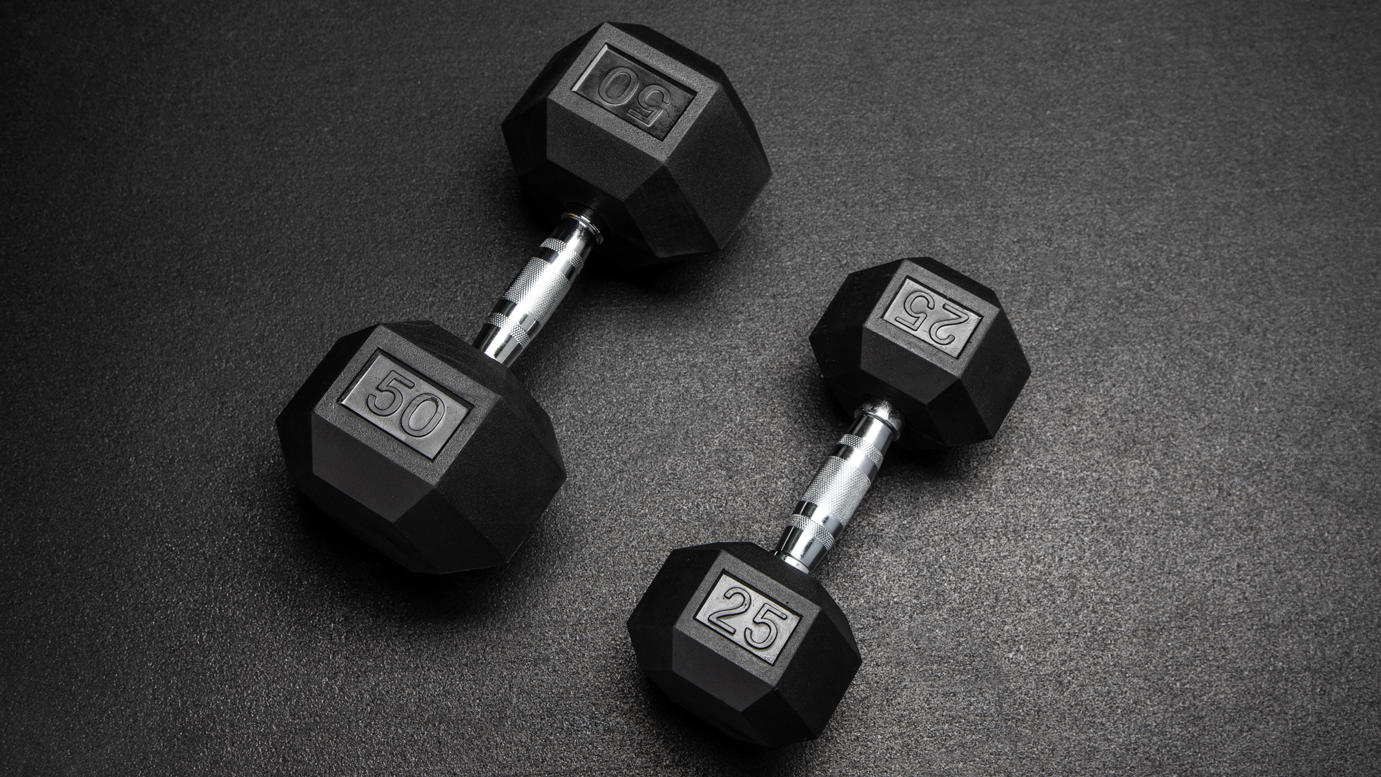 Rubber Hex Dumbbell