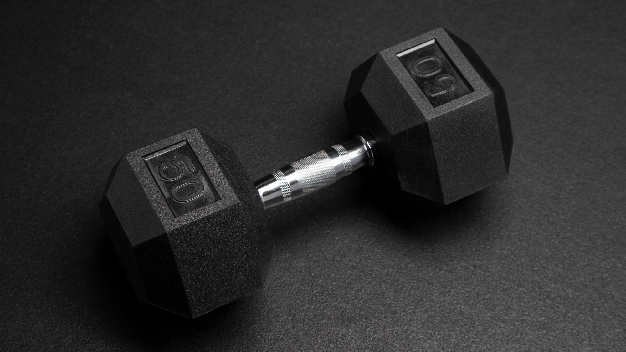 Rubber Hex Dumbbell