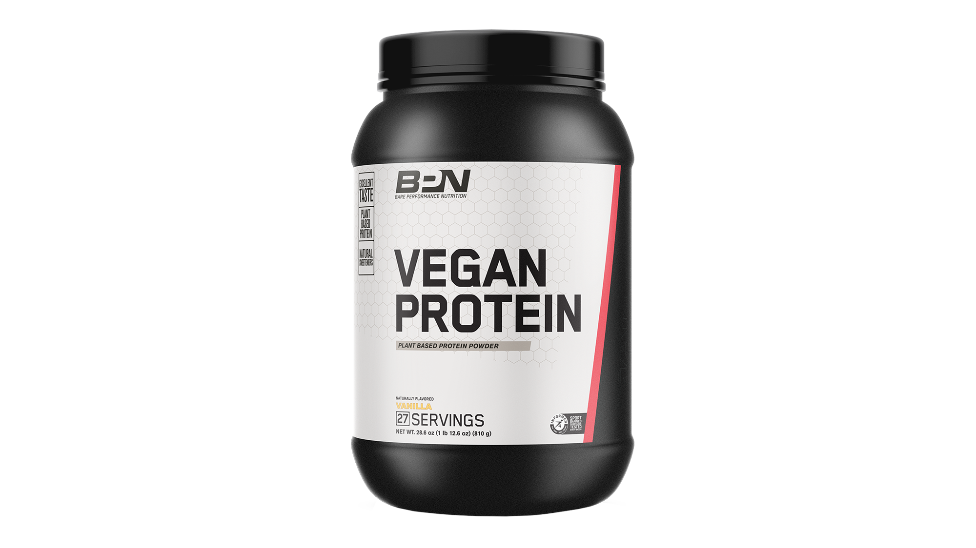 Bare Performance Nutrition Vegan Protein Powder - Vanilla