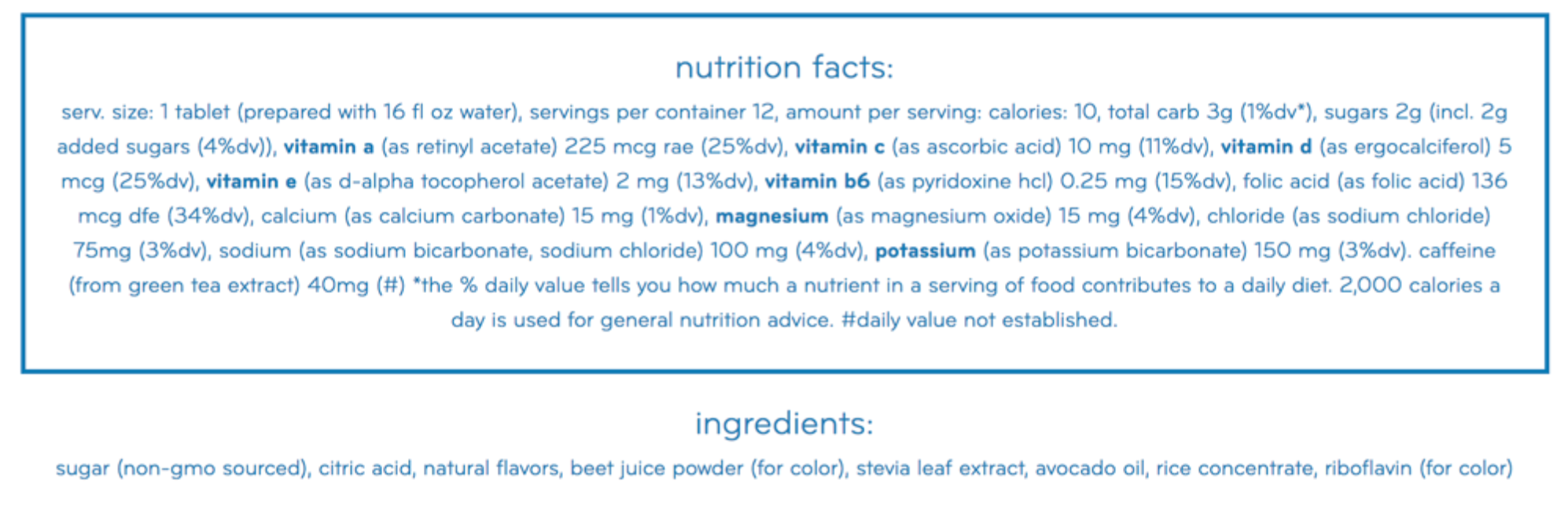 Nuun Vitamins - Blackberry Citrus