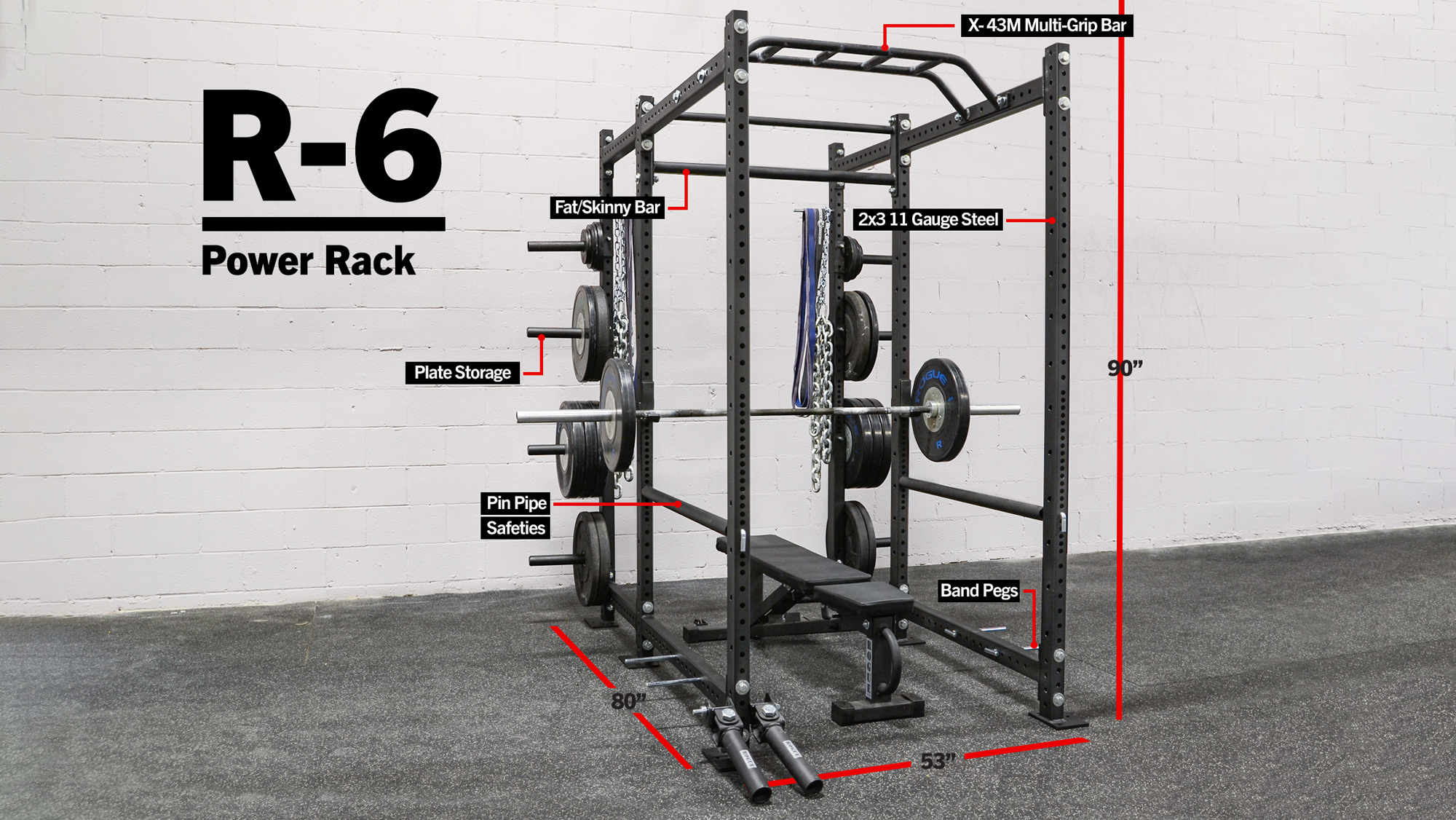 Rogue R-6 Power Rack