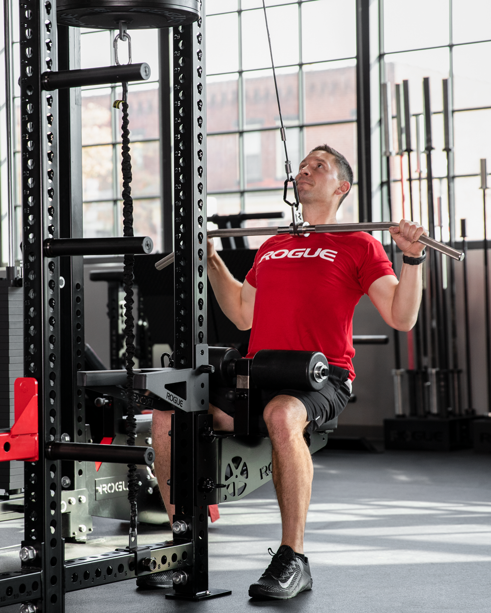 Monster Rack Mount Lat Pulldown Seat + Low Row Kit