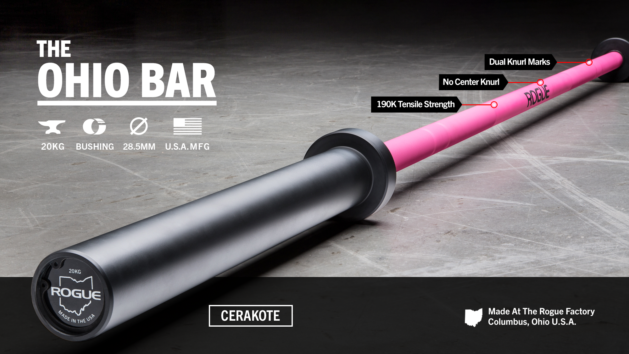 The Ohio Bar - Cerakote Special Pink Edition
