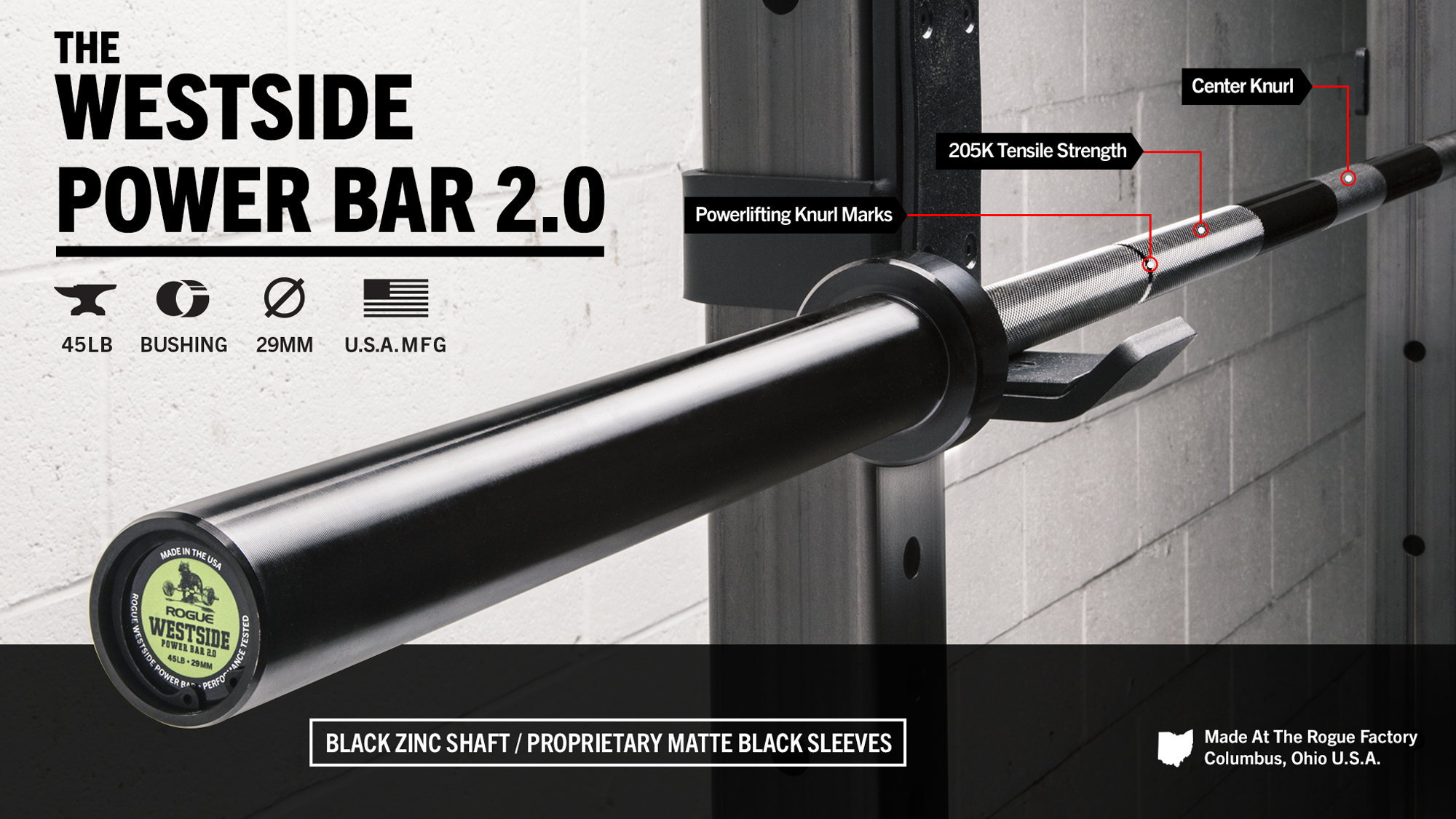 Rogue Westside Power Bar 2.0