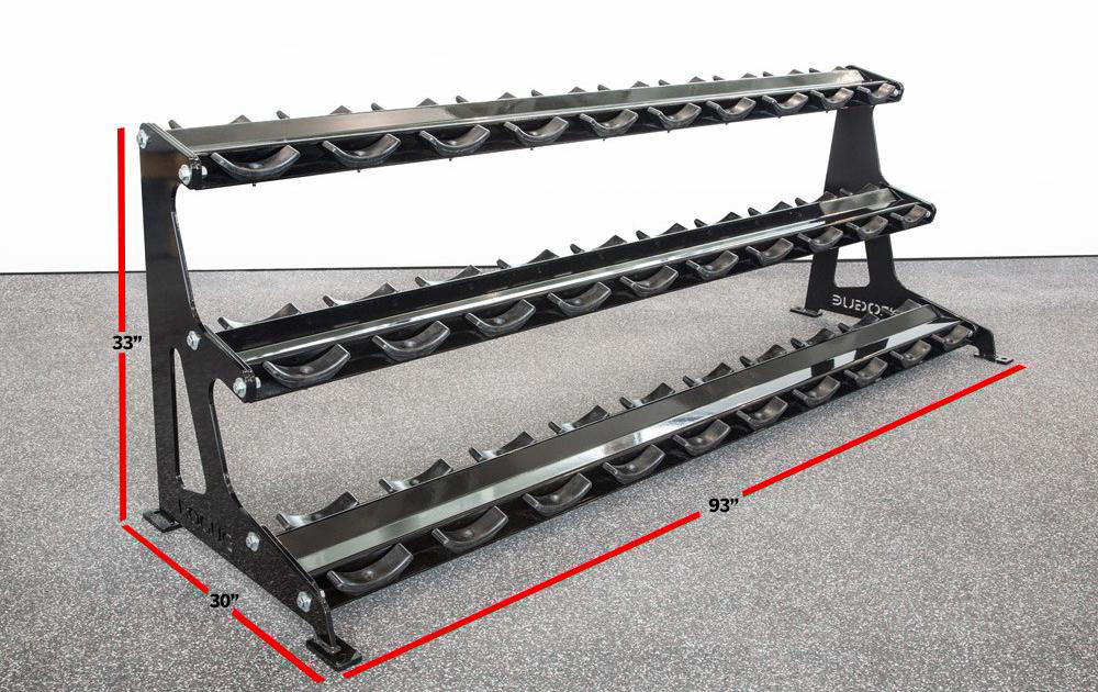 Rogue 3 Tier Dumbbell Rack