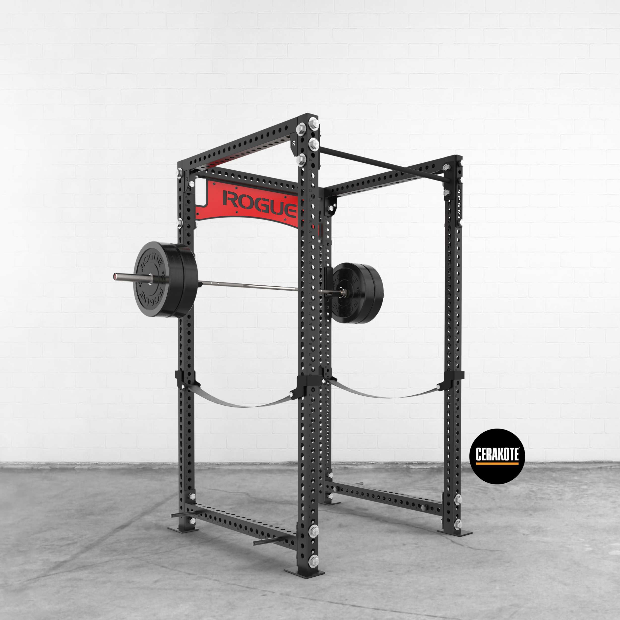 Rogue RM-4 Monster Rack 2.0 - Cerakote Black