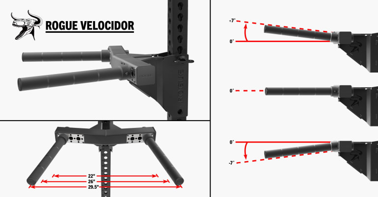 Rogue Fitness Velocidor Model reference · options at Rogue