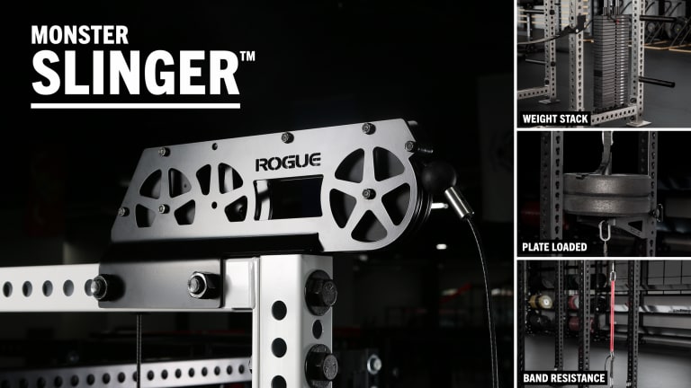 Rogue Fitness Monster Slinger™ Model reference · options at Rogue