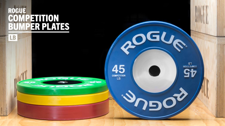 Rogue Fitness LB Competition Plates Model reference · options at Rogue