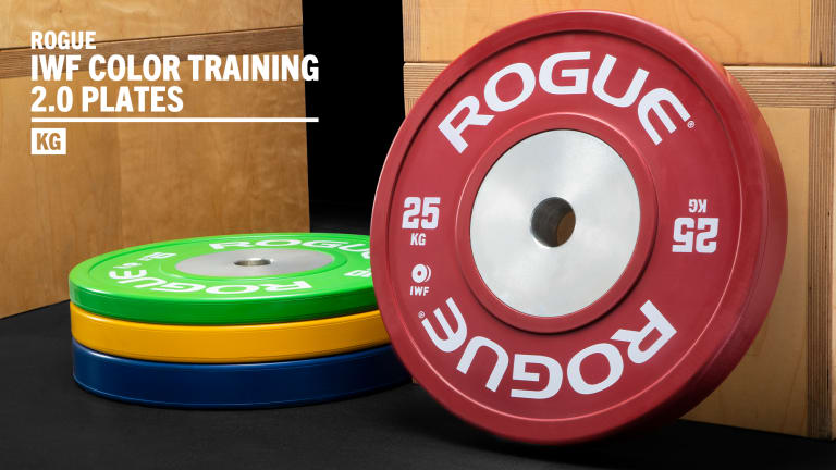 Rogue Fitness Color KG Training 2.0 Plates (IWF) Model reference · options at Rogue