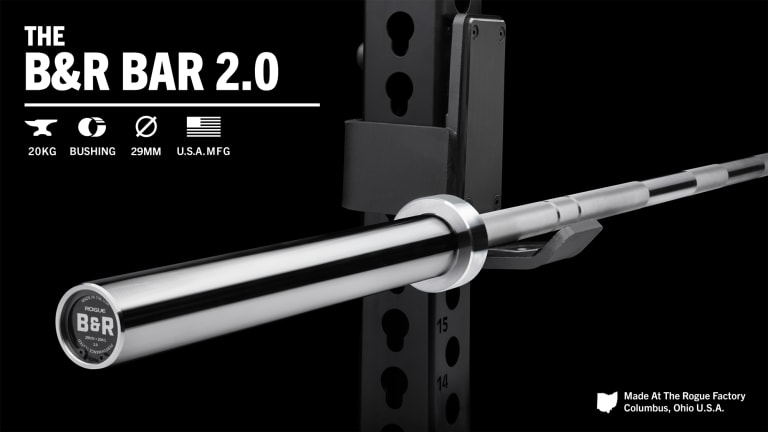 Rogue Fitness B&R Bar 2.0 Model reference · options at Rogue