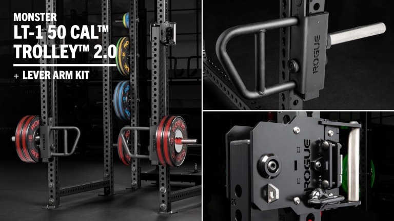 Rogue Fitness Monster LT-1 50 CAL™ Trolley™ 2.0 & Lever Arm Kit Model reference · options at Rogue