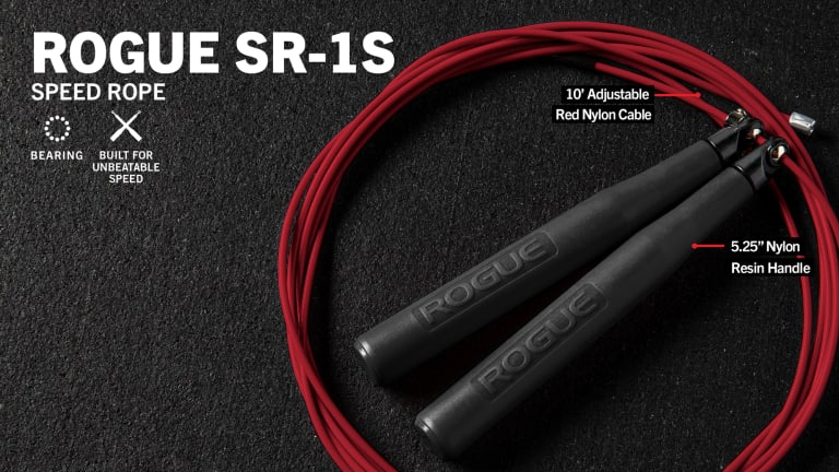Rogue Fitness SR-1S Short Handle Bearing Speed Rope Model reference · options at Rogue