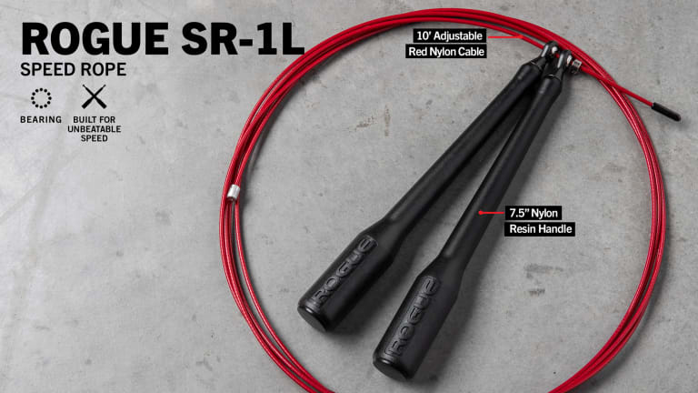 Rogue Fitness SR-1L Long Handle Bearing Speed Rope Model reference · options at Rogue