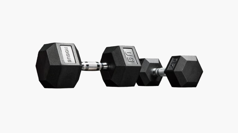 Rogue Fitness LB Dumbbells Model reference · options at Rogue