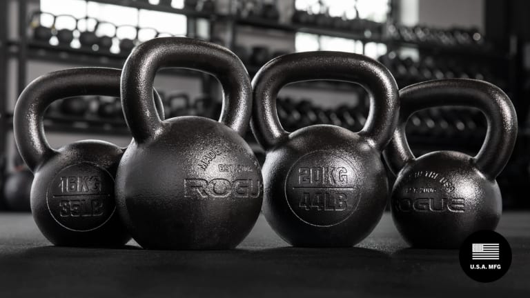 Rogue Fitness Kettlebell - E Coat Model reference · options at Rogue