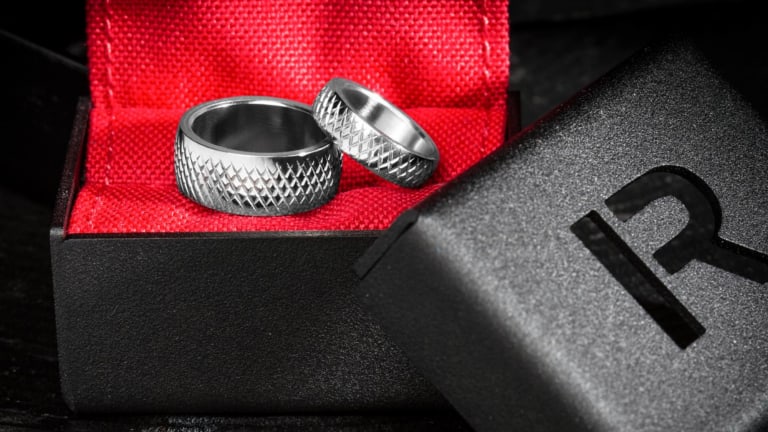 Rogue Fitness Knurled Rings Model reference · options at Rogue