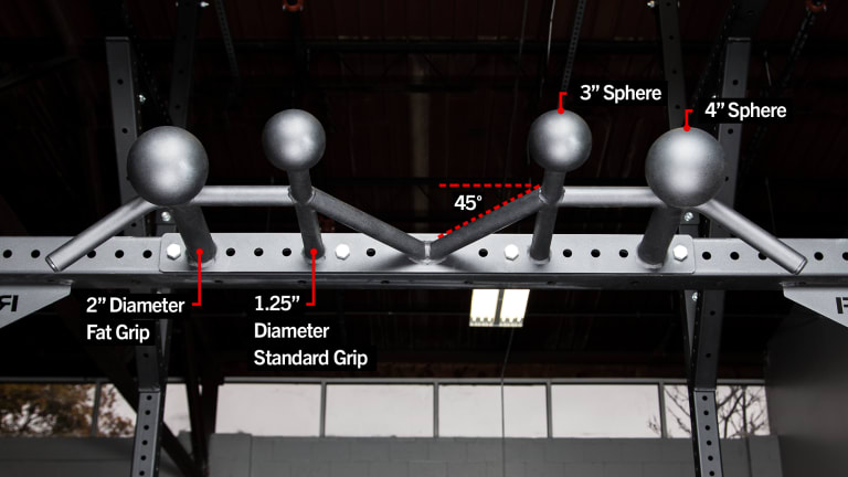 Rogue Fitness Crown Pull-up Bar Model reference · options at Rogue
