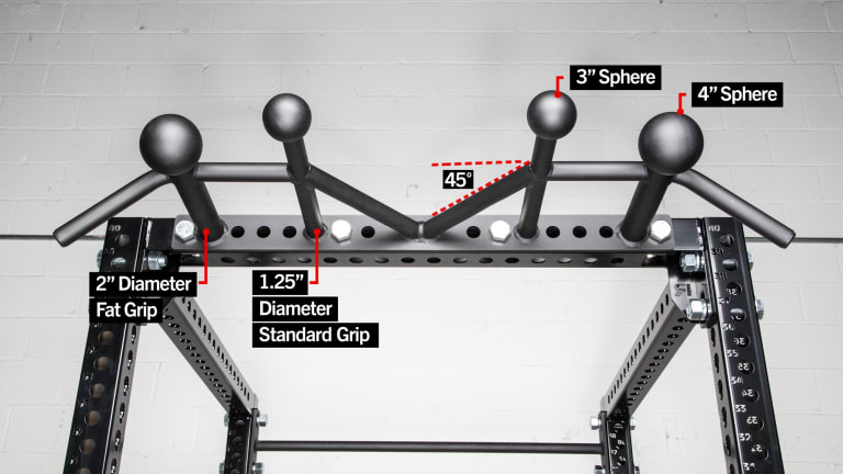 Rogue Fitness Monster Crown Pull-up Bar Model reference · options at Rogue