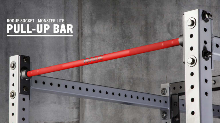 Rogue Fitness Monster Lite Socket Pull-up Bar Model reference · options at Rogue
