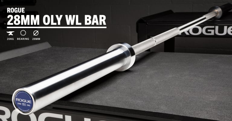 Rogue Fitness Olympic Weightlifting Bar - Stainless Steel Model reference · options at Rogue