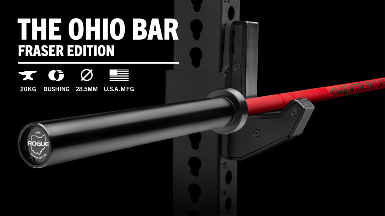 Rogue Fitness Athlete Cerakote Ohio Bar - Fraser Edition Model reference · options at Rogue