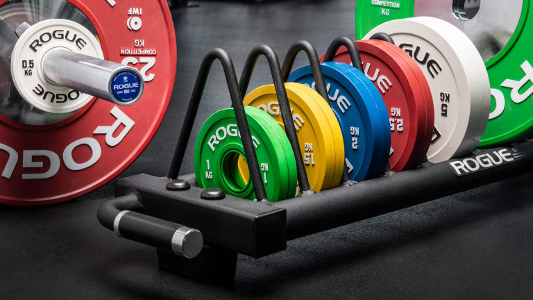 Rogue Fitness Friction Grip KG Change Plates (IWF) Model reference · options at Rogue