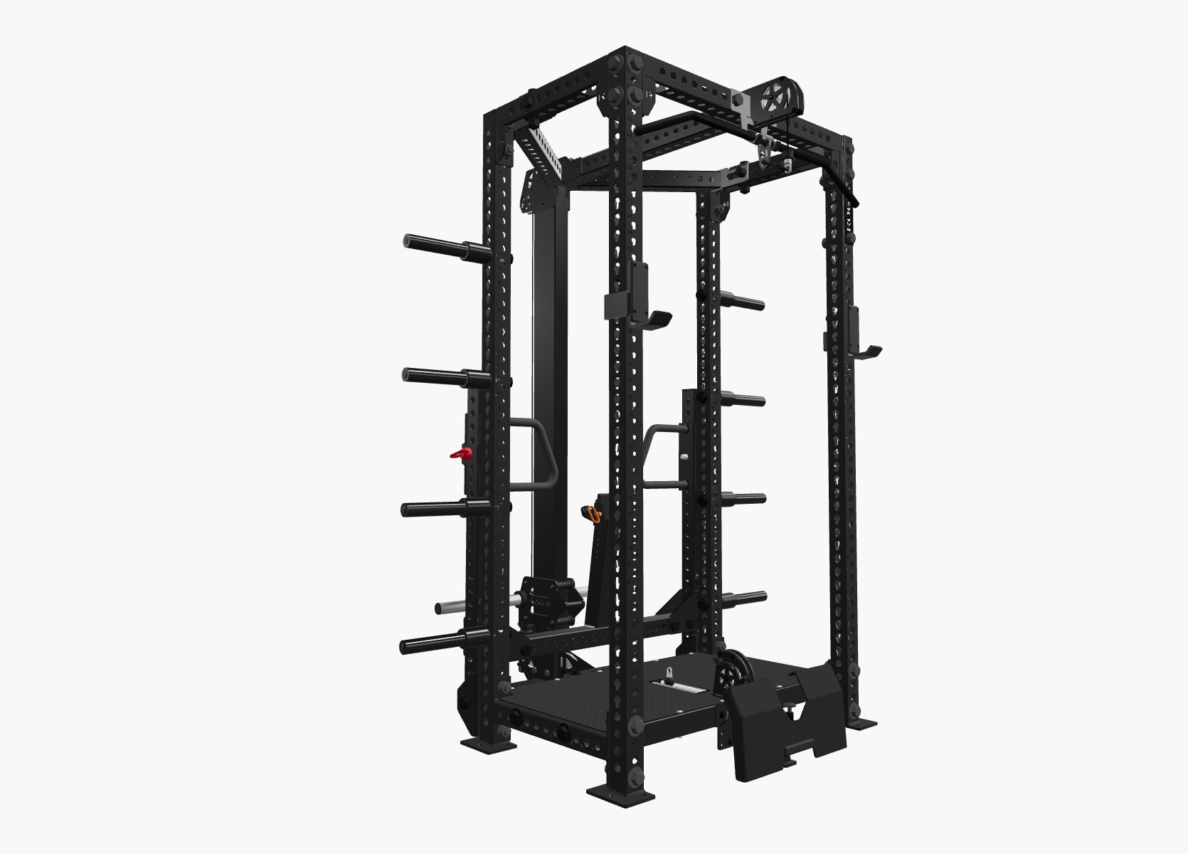 Rogue Monster Rhino Trainer Rack-Textured Black-90"-24"-4