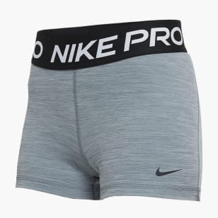 Nike Women's 3 Pro Training Shorts - Black / Volt / White