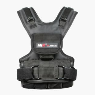 MiR Short Weighted Vest With Zipper Option 20lbs - 60lbs Solid Iron  Weights. Workout Vest for Men and Women.