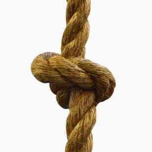 Knotted Climbing Rope