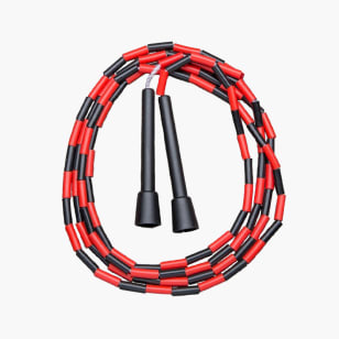 EX-U-Ropes 8' Licorice Jump Rope w/ Red Handle 