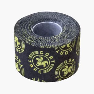 Goat Tape Scary Sticky Premium Athletic/Weightlifting Tape, Black & Yellow, 1