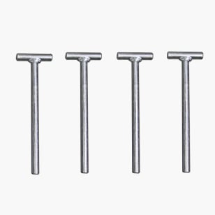Monster Lite Band Pegs - Bright Zinc - 4 Pack