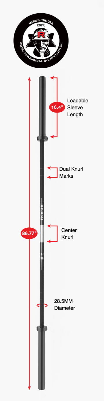 Product Specifications: Rogue Chan Bar - Cerakote