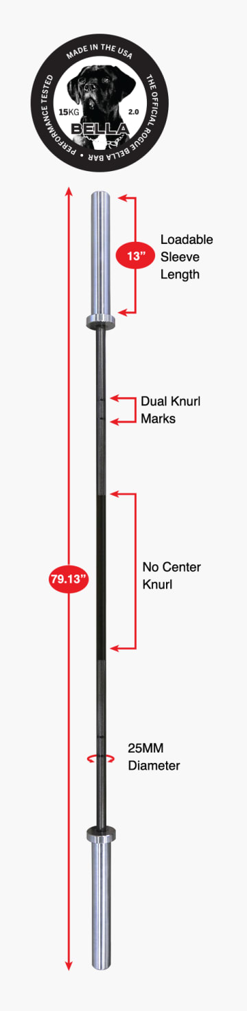 Product Specifications: The Bella Bar 2.0 - Black Zinc