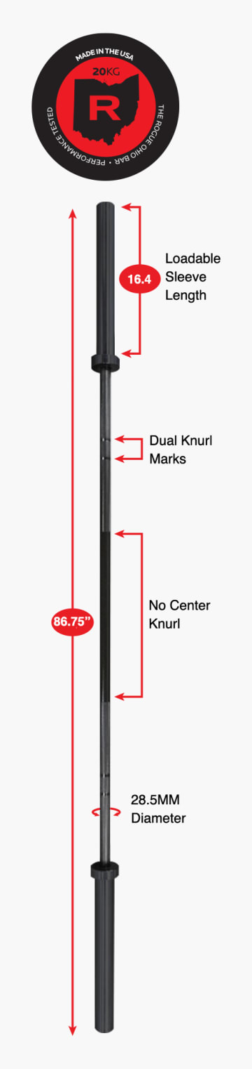 Product Specifications: The Ohio Bar - Black Oxide