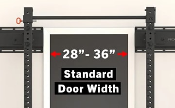 WORKS WITH MOST STANDARD DOORWAYS