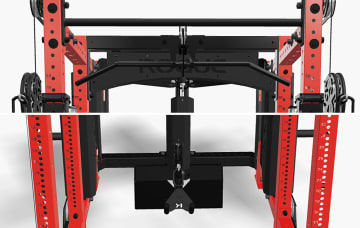 Power Rack/Functional Trainer/Lat Pulldown/Low Row in One