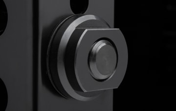 Choice of Threaded Nut or Knurled Knob