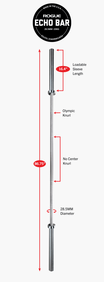 Product Specifications: Rogue Echo Bar 2.0