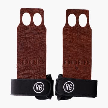 RooGrips 2 Hole Hand Grips - Pebble Grain