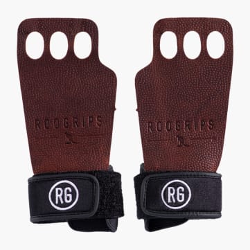 RooGrips 3 Hole Hand Grips - Pebble Grain