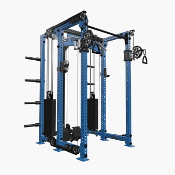 Rogue FM-6 Twin Functional Trainer - Bright Blue