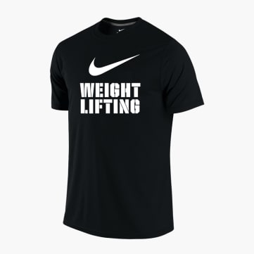 Nike Men's Weightlifting Stacked T-Shirt