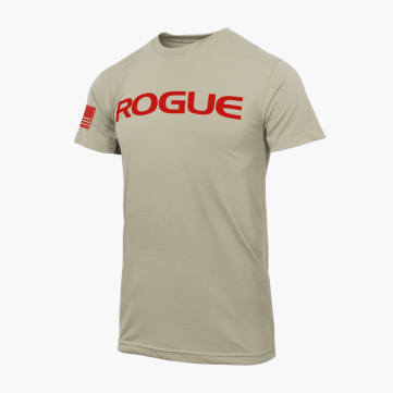 Rogue Basic Shirt - Sand / Red - S