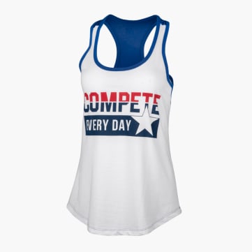 Compete Every Day USA Women's Racerback Tank