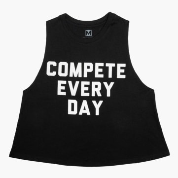 Compete Every Day Women's Racerback Crop Tank