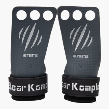 Bear Komplex 3 Hole Hand Grips - Carbon Fiber
