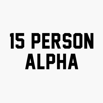 15 Alpha - 15 Person Affiliate Package